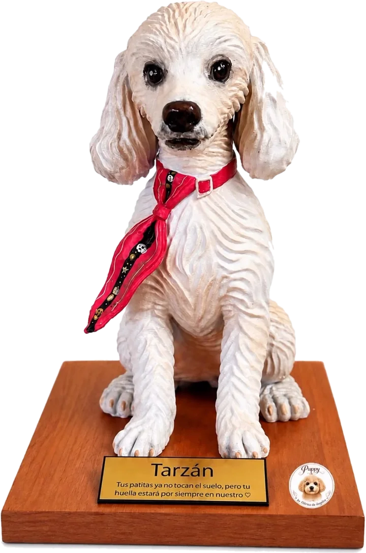 Figura de Tarzán, hecha por Puppy